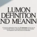 Lumon Definition and Meaning